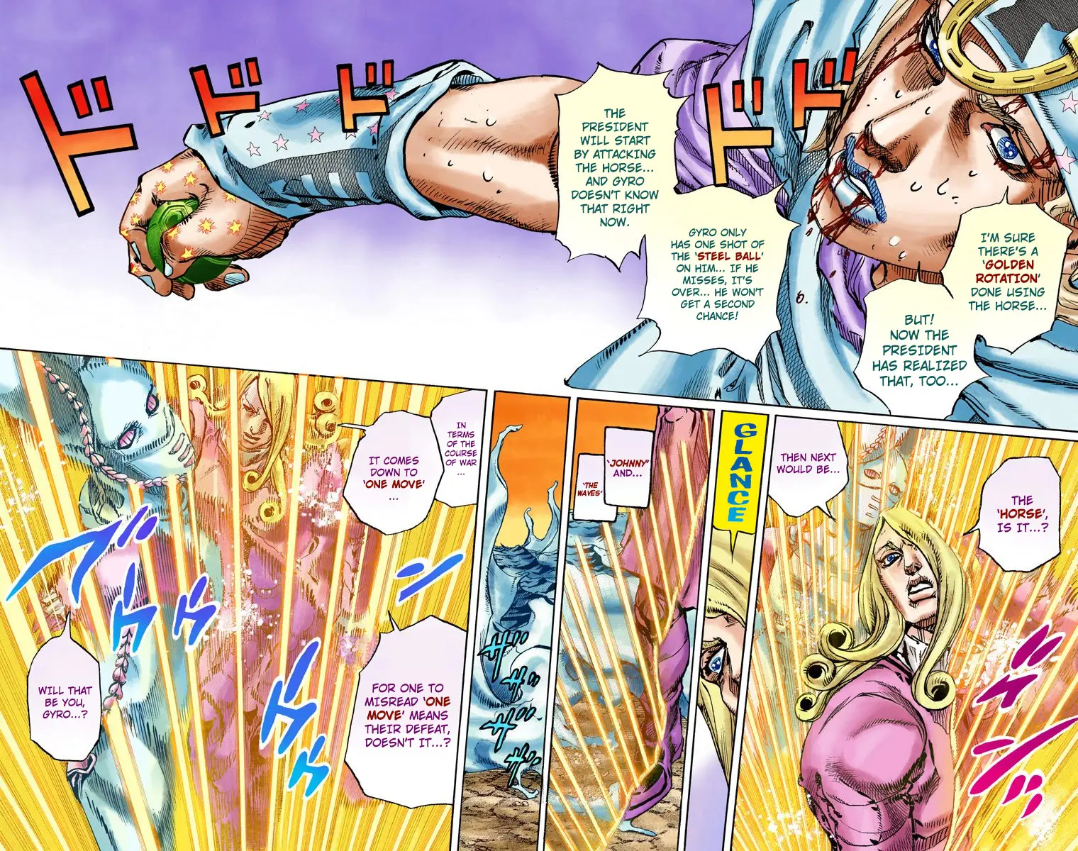 JoJo's Bizarre Adventure Steel Ball Run Colored Manga β Chapter 83 β Page 4