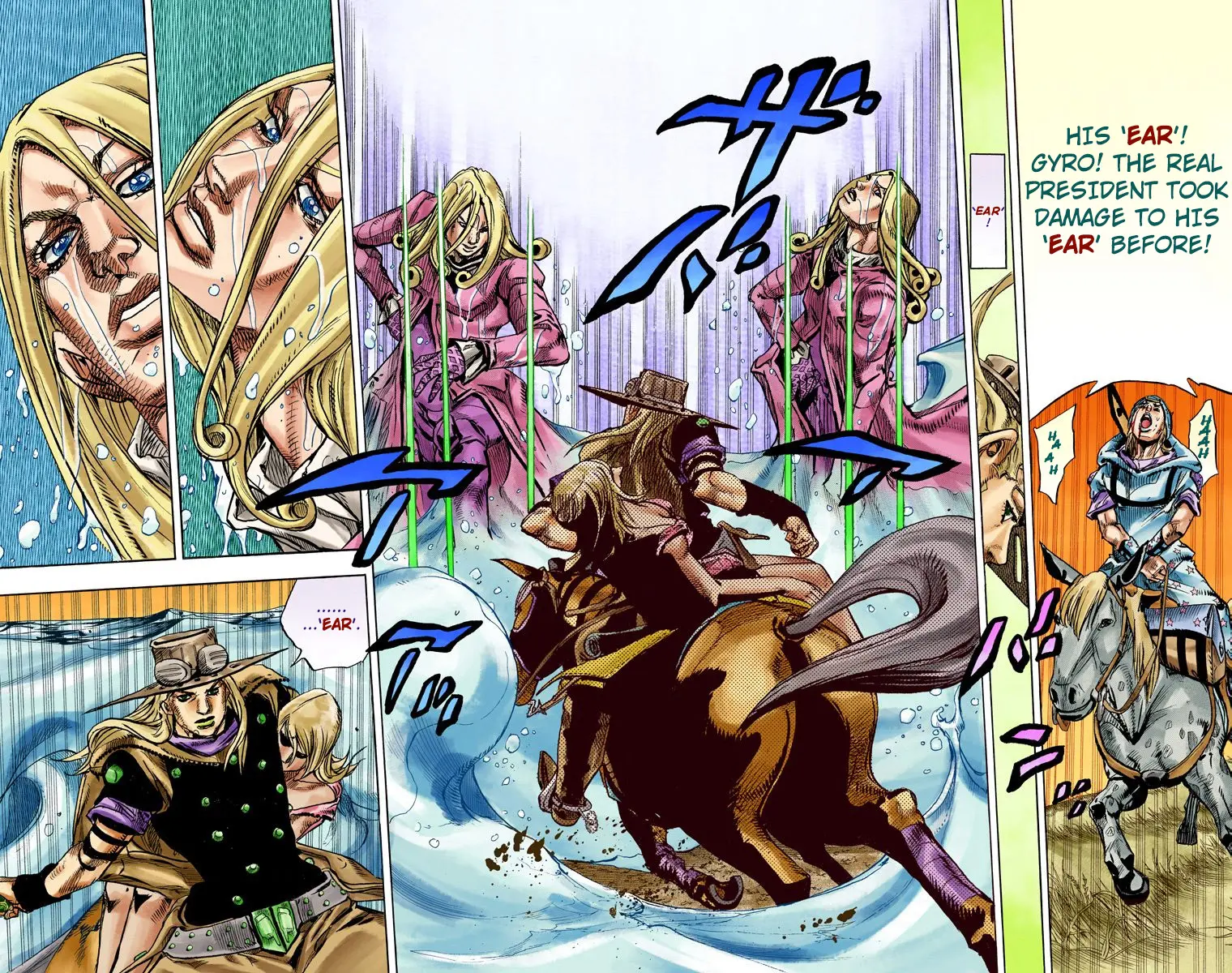 JoJo's Bizarre Adventure Steel Ball Run Colored Manga β Chapter 83 β Page 13