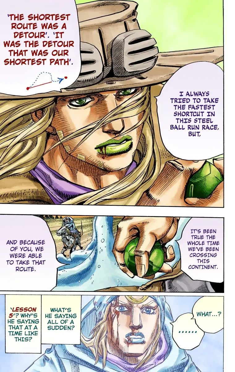 JoJo's Bizarre Adventure Steel Ball Run Colored Manga β Chapter 84 β Page 8