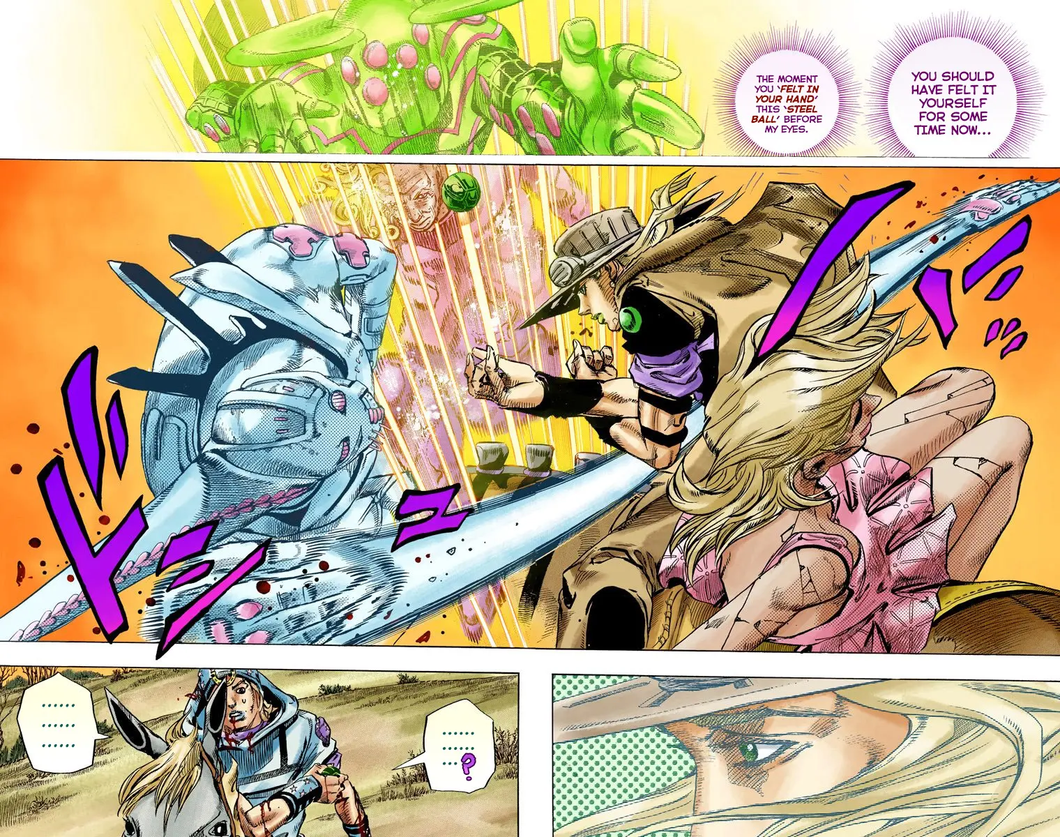 JoJo's Bizarre Adventure Steel Ball Run Colored Manga β Chapter 84 β Page 13