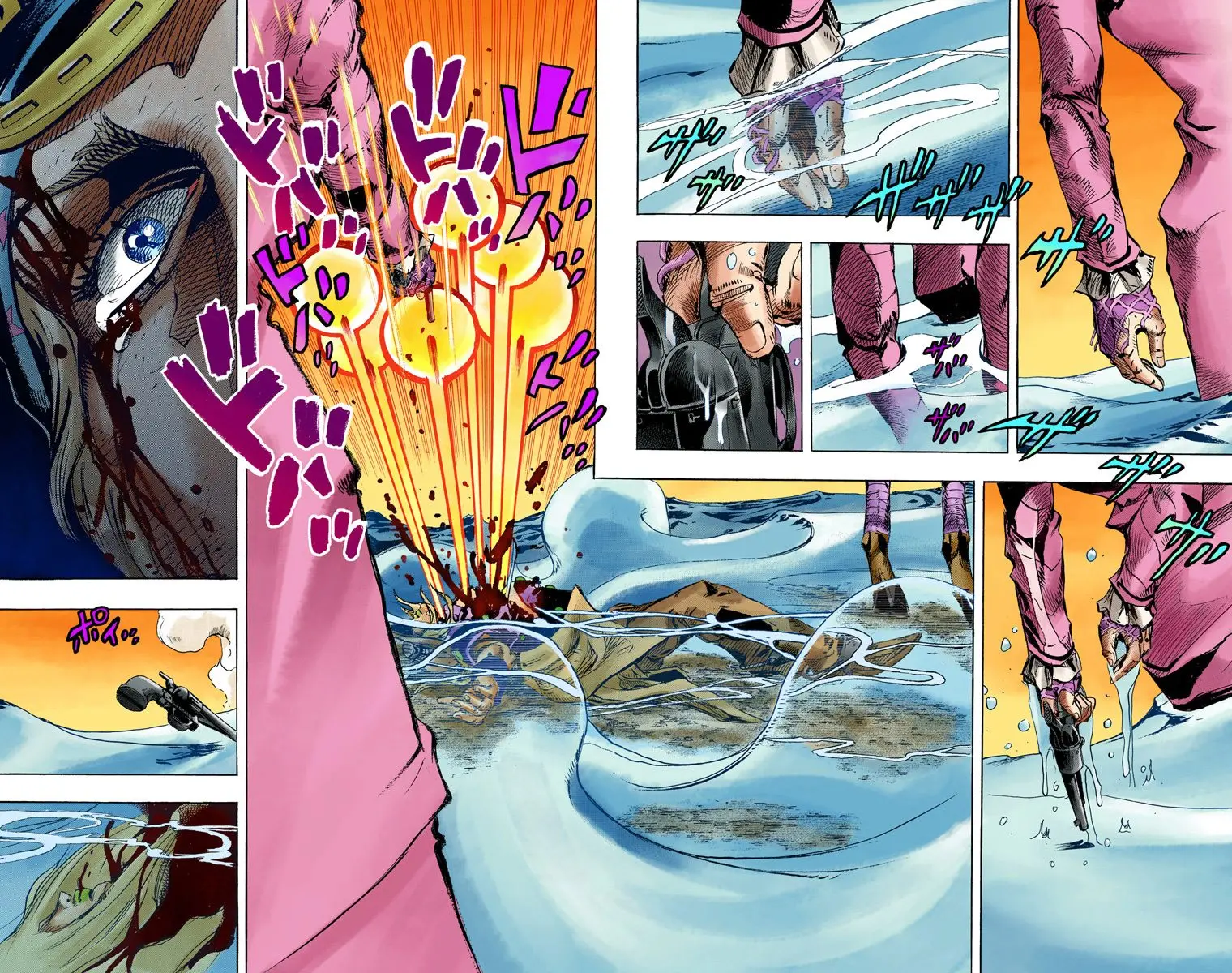 JoJo's Bizarre Adventure Steel Ball Run Colored Manga β Chapter 85 β Page 4