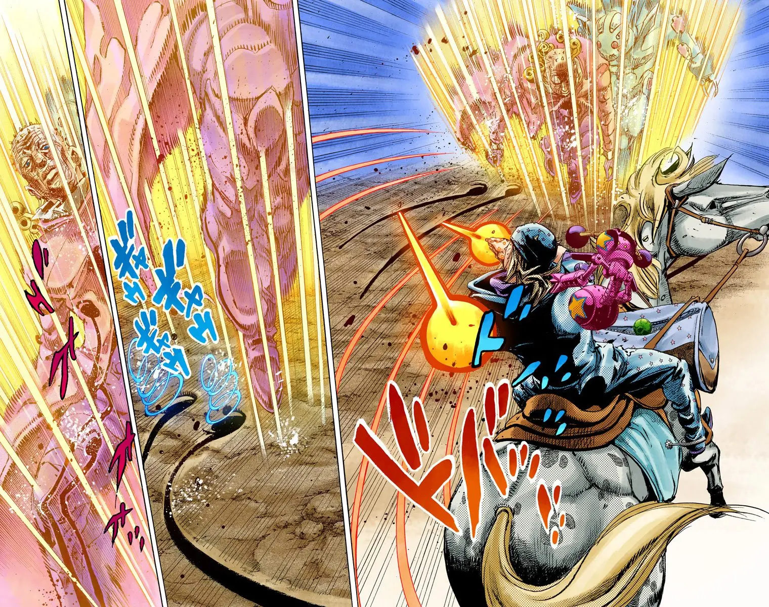 JoJo's Bizarre Adventure Steel Ball Run Colored Manga β Chapter 85 β Page 12