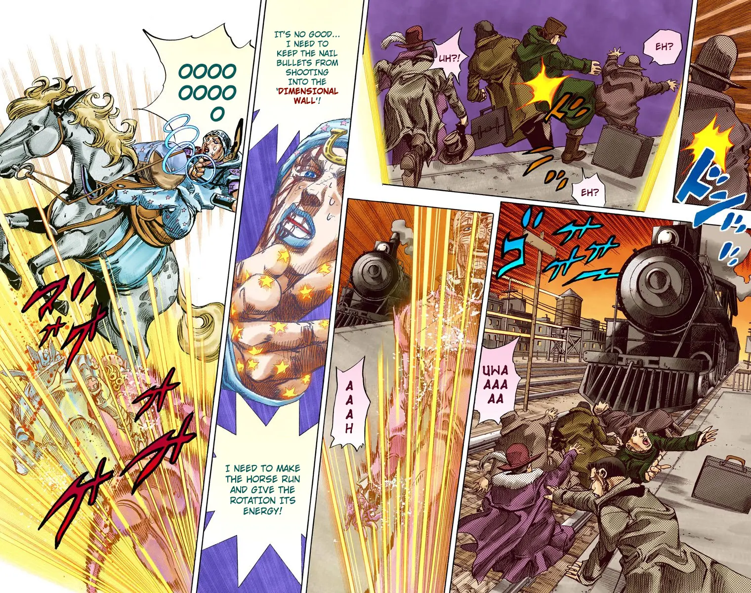 JoJo's Bizarre Adventure Steel Ball Run Colored Manga β Chapter 85 β Page 13