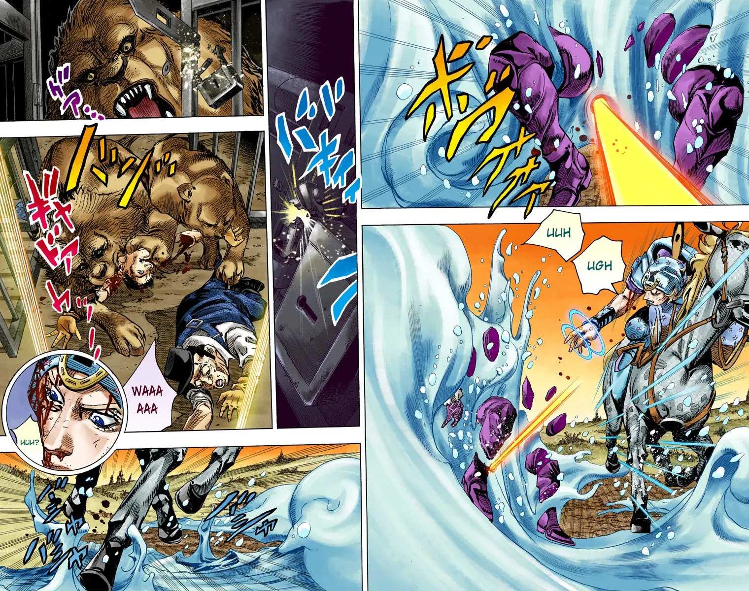 JoJo's Bizarre Adventure Steel Ball Run Colored Manga β Chapter 85 β Page 17
