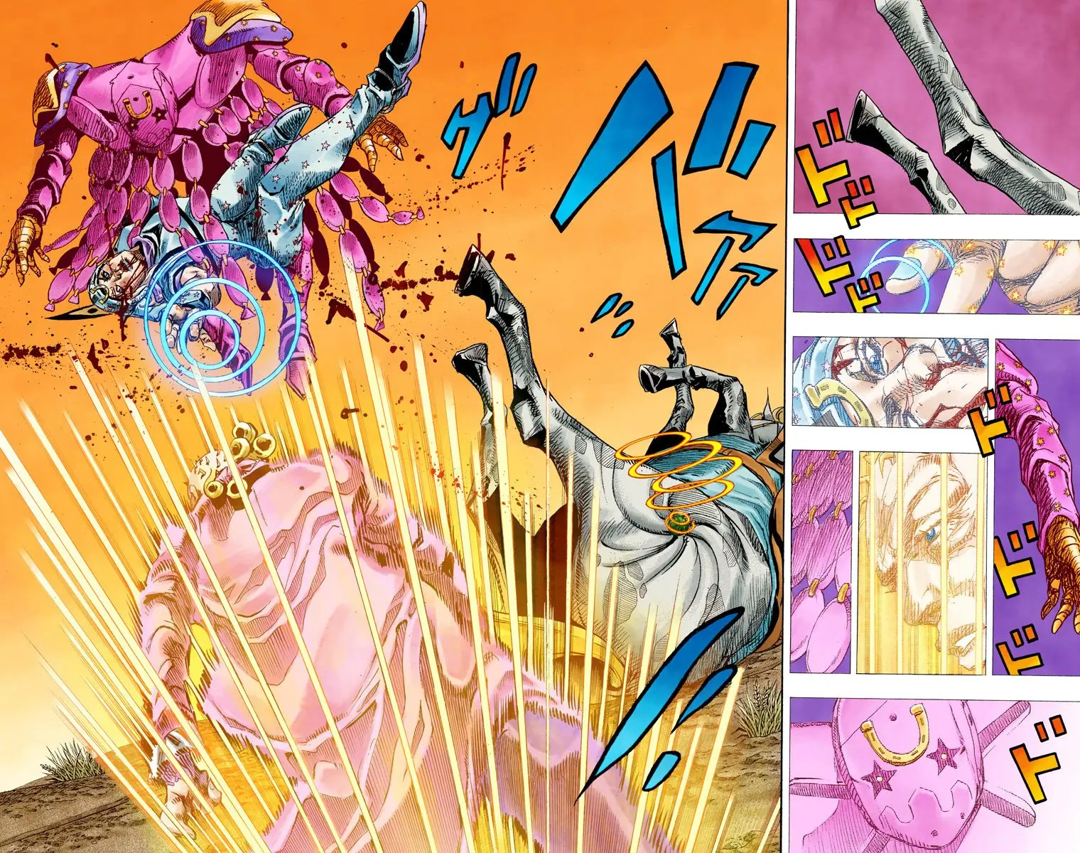 JoJo's Bizarre Adventure Steel Ball Run Colored Manga β Chapter 86 β Page 4