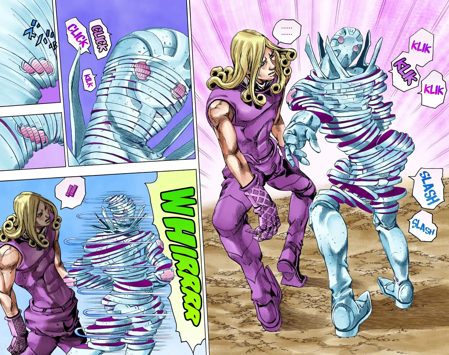 JoJo's Bizarre Adventure Steel Ball Run Colored Manga β Chapter 86 β Page 22