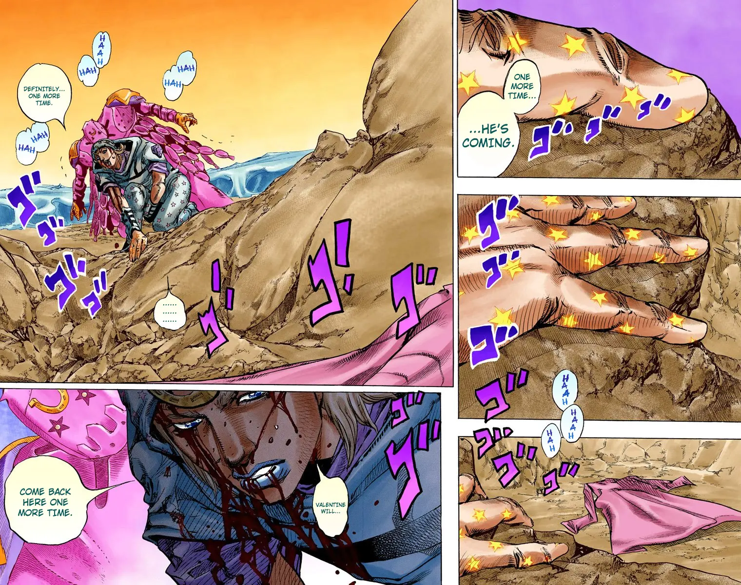 JoJo's Bizarre Adventure Steel Ball Run Colored Manga β Chapter 87 β Page 3