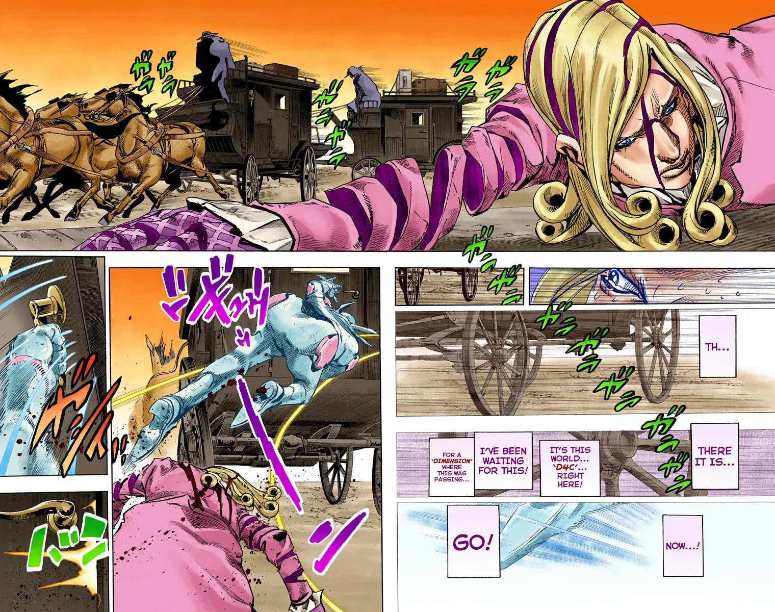JoJo's Bizarre Adventure Steel Ball Run Colored Manga β Chapter 87 β Page 14