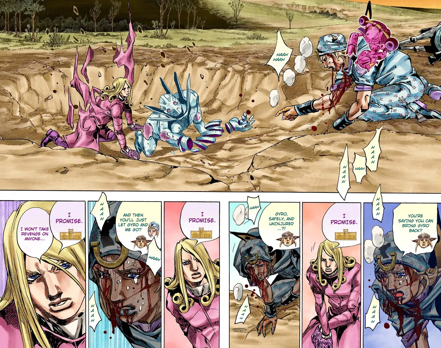 JoJo's Bizarre Adventure Steel Ball Run Colored Manga β Chapter 88 β Page 10