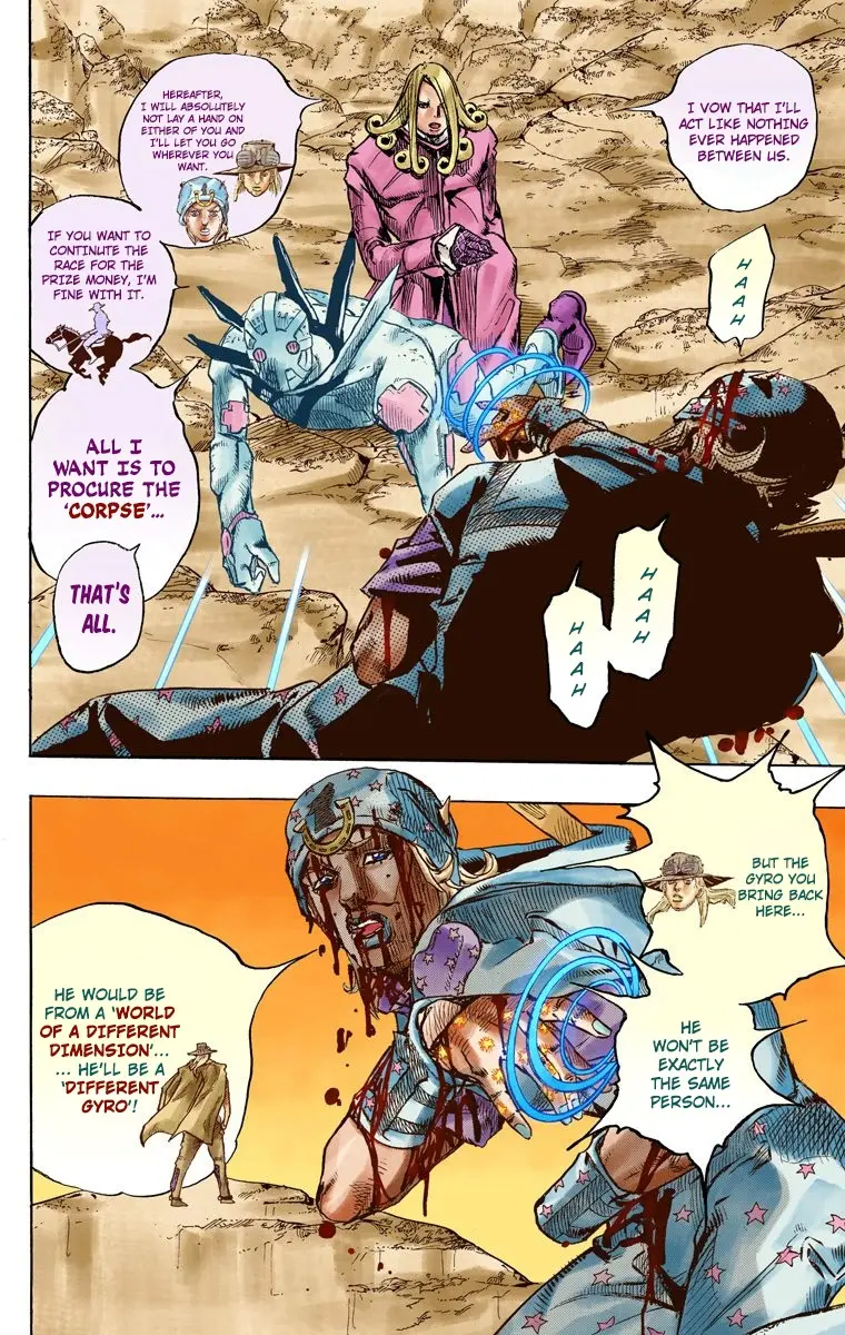 JoJo's Bizarre Adventure Steel Ball Run Colored Manga β Chapter 88 β Page 11