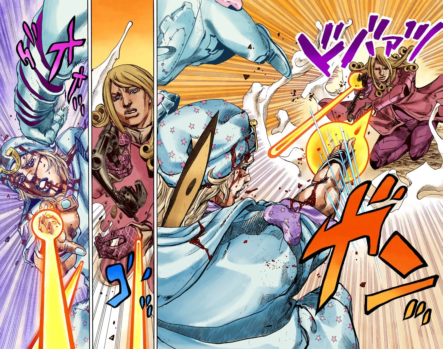 JoJo's Bizarre Adventure Steel Ball Run Colored Manga β Chapter 89 β Page 19
