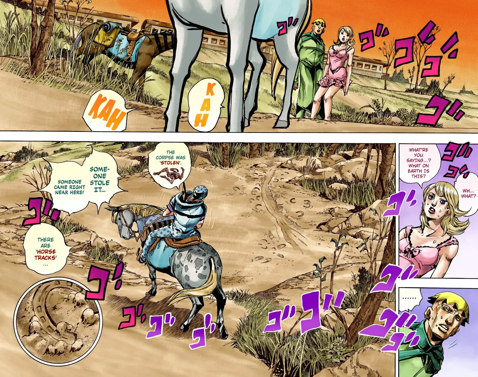JoJo's Bizarre Adventure Steel Ball Run Colored Manga β Chapter 90 β Page 15