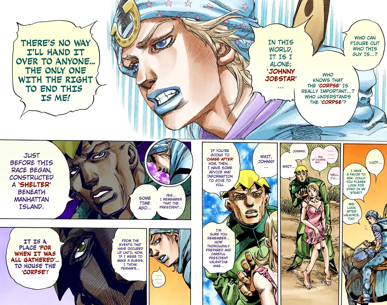 JoJo's Bizarre Adventure Steel Ball Run Colored Manga β Chapter 90 β Page 19
