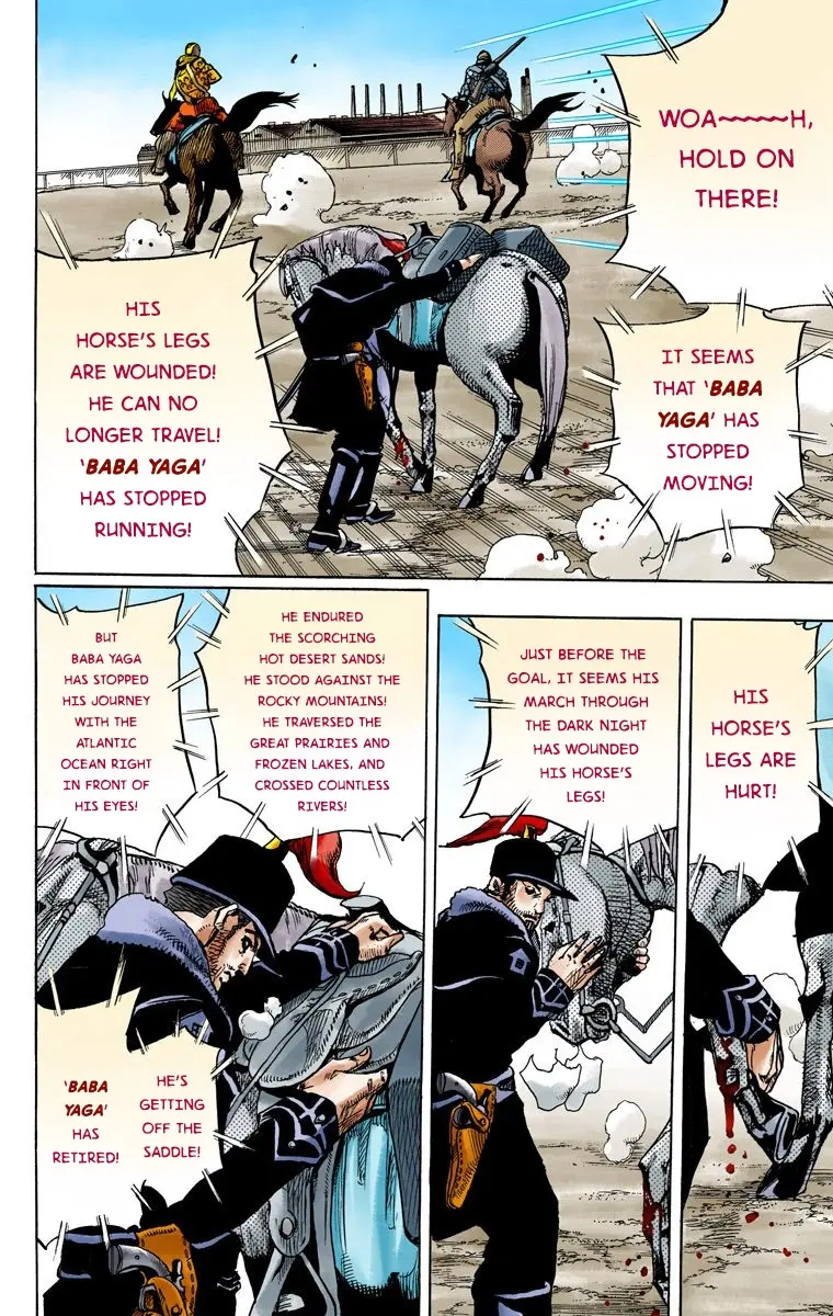 JoJo's Bizarre Adventure Steel Ball Run Colored Manga β Chapter 90 β Page 24