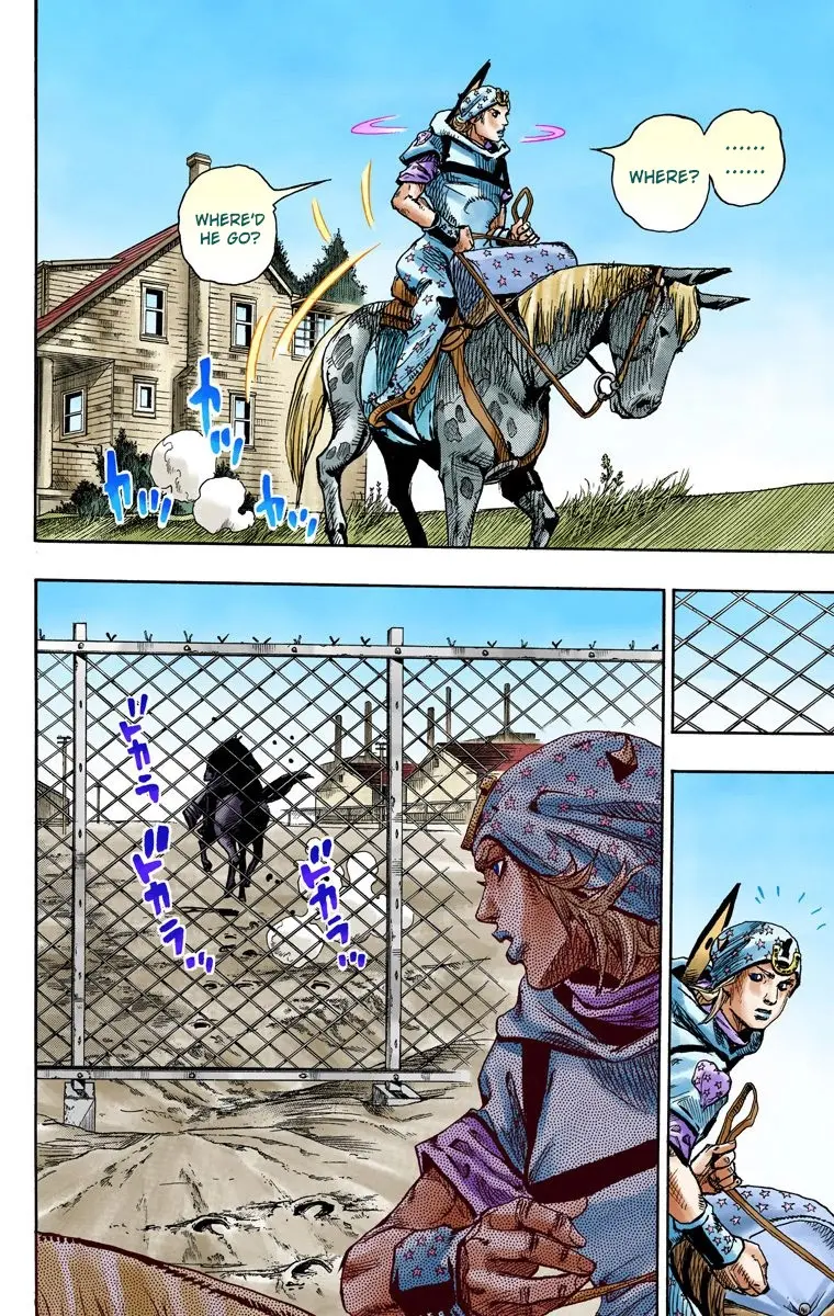 JoJo's Bizarre Adventure Steel Ball Run Colored Manga β Chapter 90 β Page 28