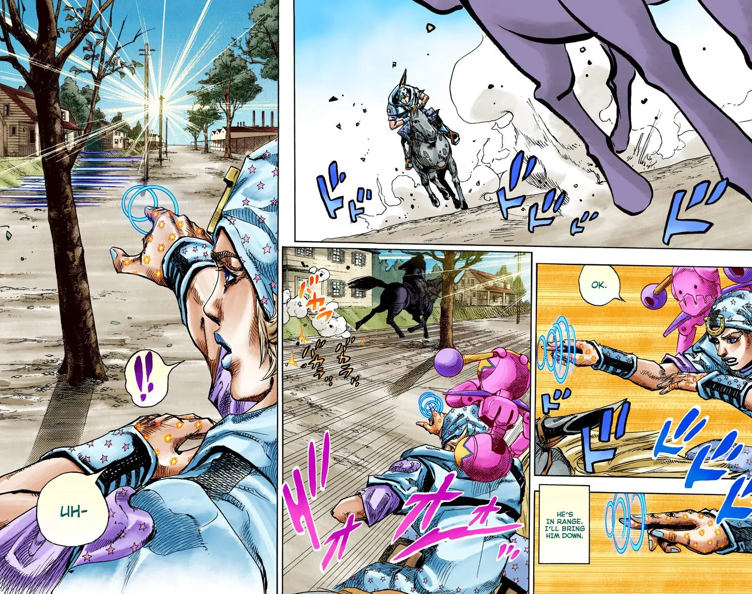 JoJo's Bizarre Adventure Steel Ball Run Colored Manga β Chapter 90 β Page 32