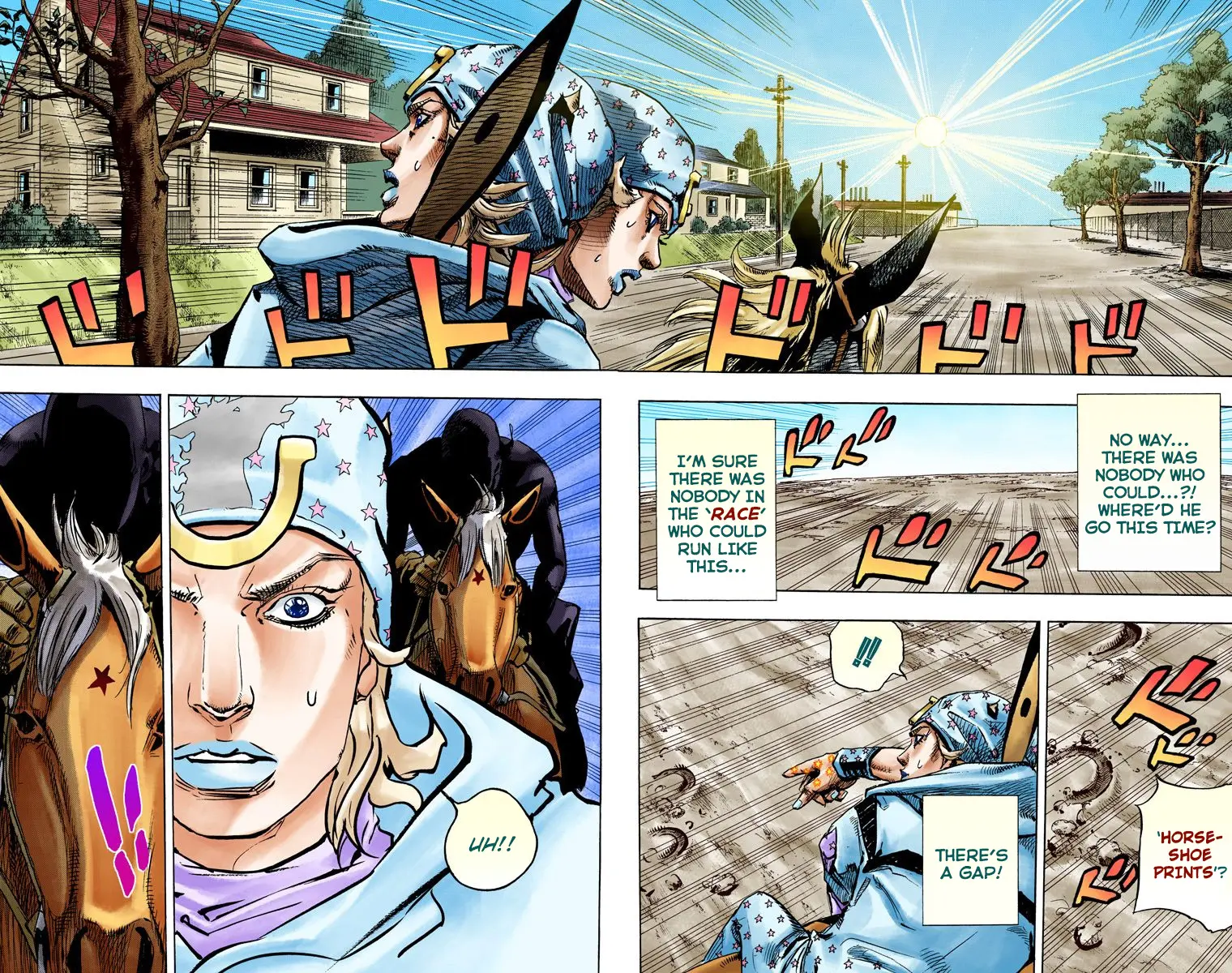 JoJo's Bizarre Adventure Steel Ball Run Colored Manga β Chapter 90 β Page 33