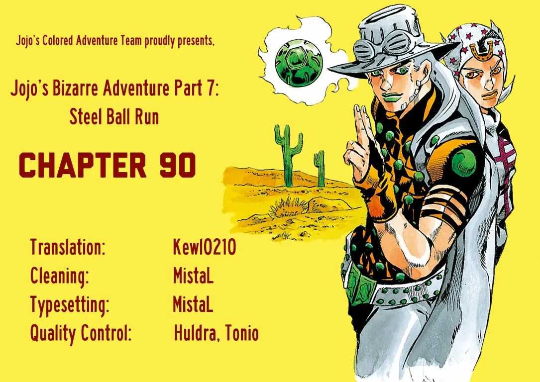 JoJo's Bizarre Adventure Steel Ball Run Colored Manga β Chapter 90 β Page 39