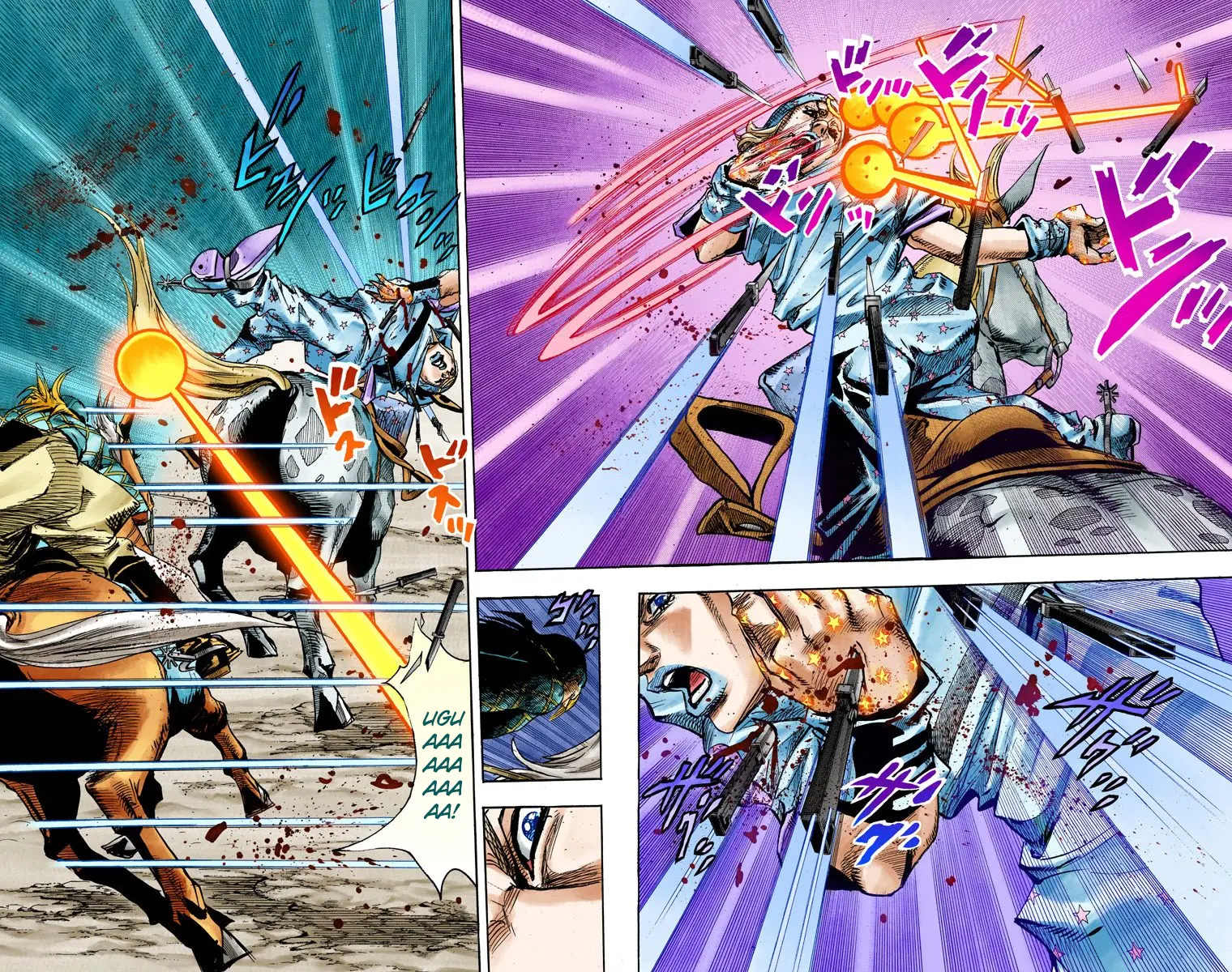 JoJo's Bizarre Adventure Steel Ball Run Colored Manga — Chapter 91 — Page 13