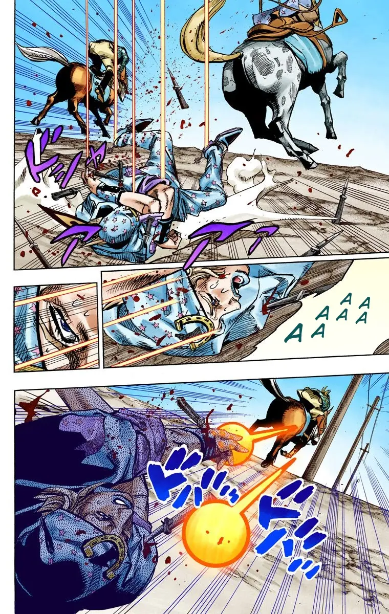 JoJo's Bizarre Adventure Steel Ball Run Colored Manga — Chapter 91 — Page 14