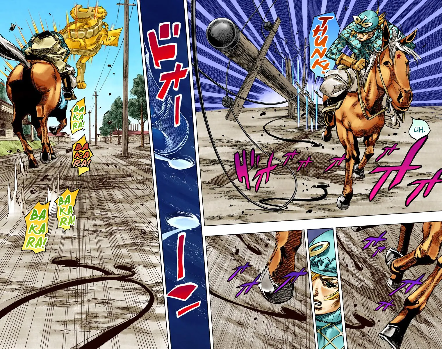 JoJo's Bizarre Adventure Steel Ball Run Colored Manga — Chapter 91 — Page 16