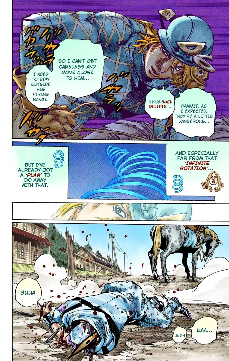 JoJo's Bizarre Adventure Steel Ball Run Colored Manga — Chapter 91 — Page 17