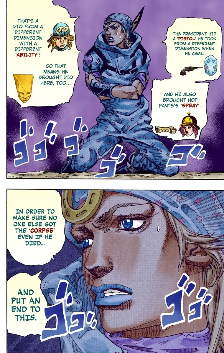 JoJo's Bizarre Adventure Steel Ball Run Colored Manga — Chapter 91 — Page 21