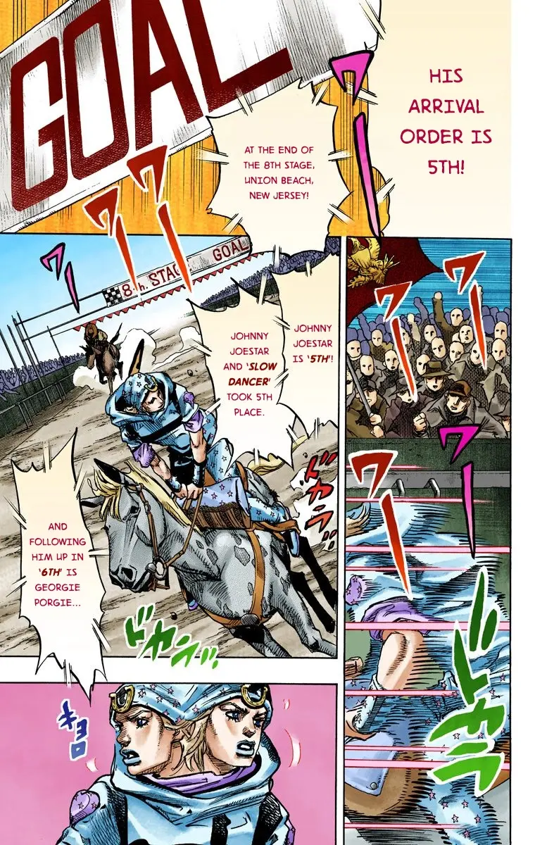 JoJo's Bizarre Adventure Steel Ball Run Colored Manga — Chapter 91 — Page 22