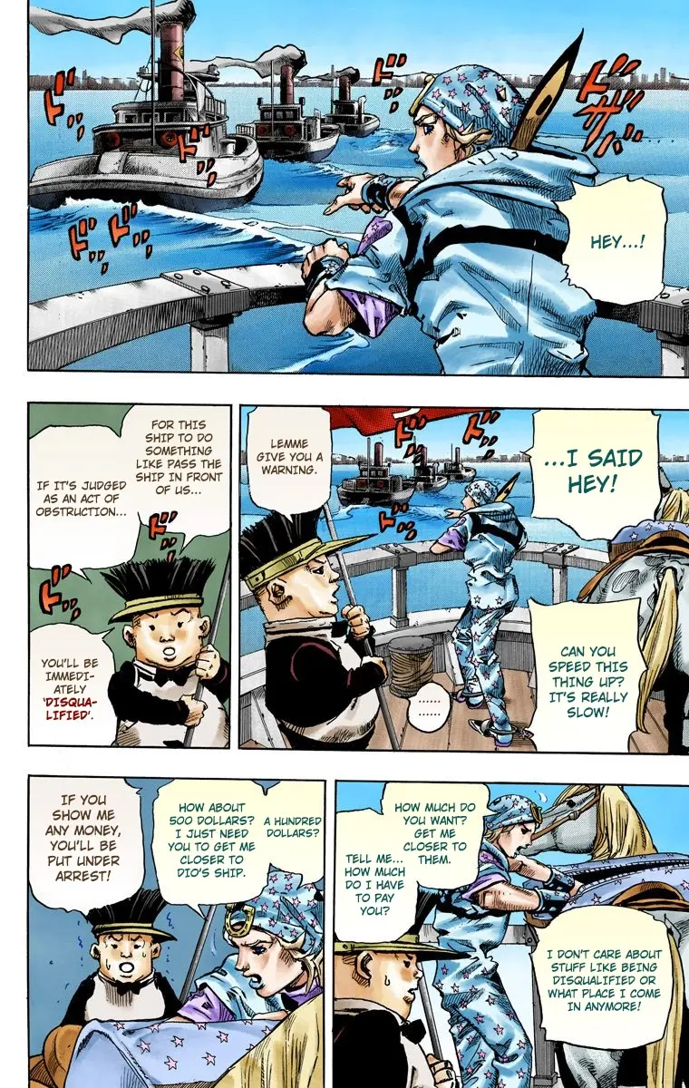JoJo's Bizarre Adventure Steel Ball Run Colored Manga — Chapter 91 — Page 26