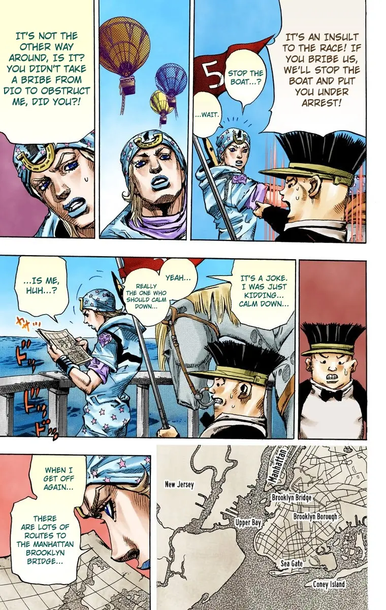 JoJo's Bizarre Adventure Steel Ball Run Colored Manga — Chapter 91 — Page 27