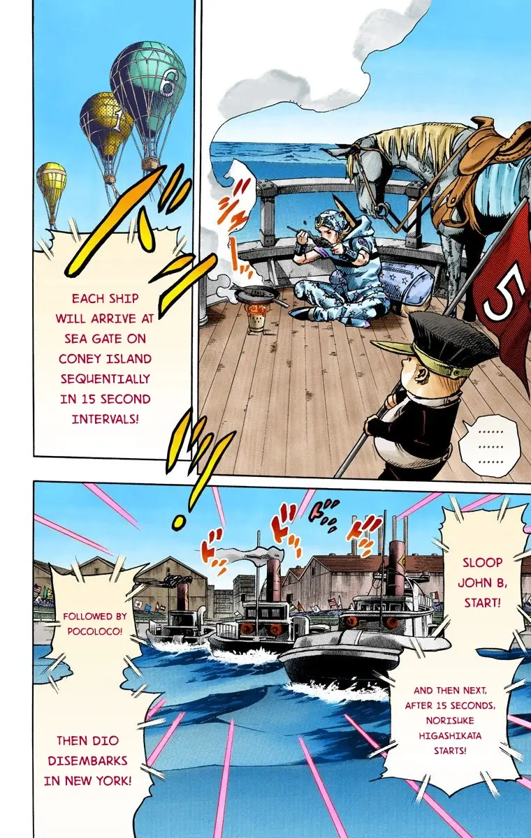 JoJo's Bizarre Adventure Steel Ball Run Colored Manga — Chapter 91 — Page 30