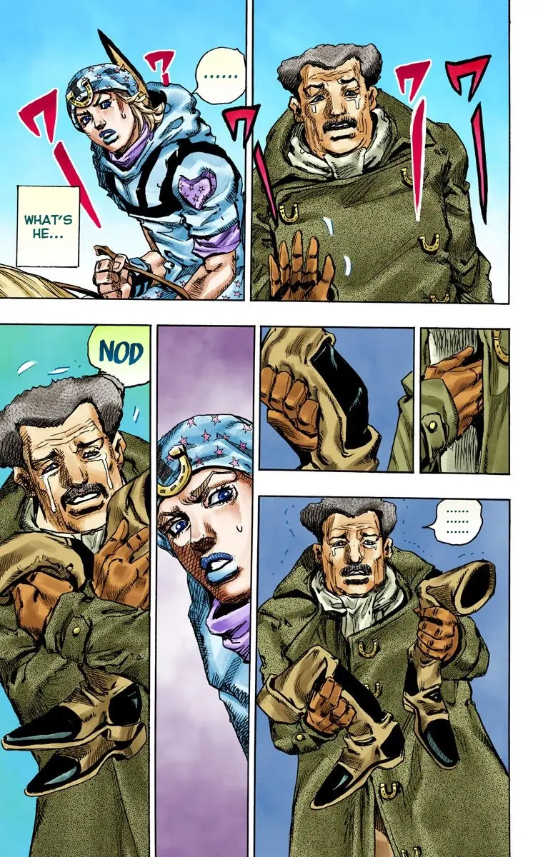 JoJo's Bizarre Adventure Steel Ball Run Colored Manga — Chapter 91 — Page 34