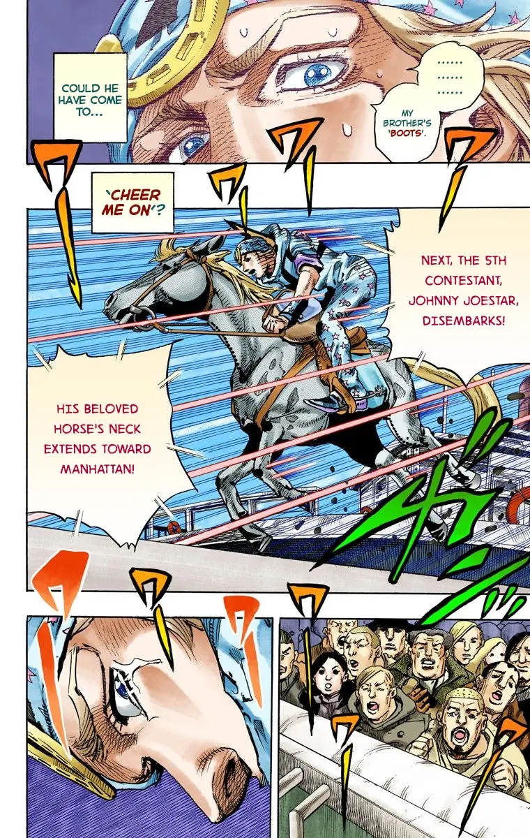 JoJo's Bizarre Adventure Steel Ball Run Colored Manga — Chapter 91 — Page 35
