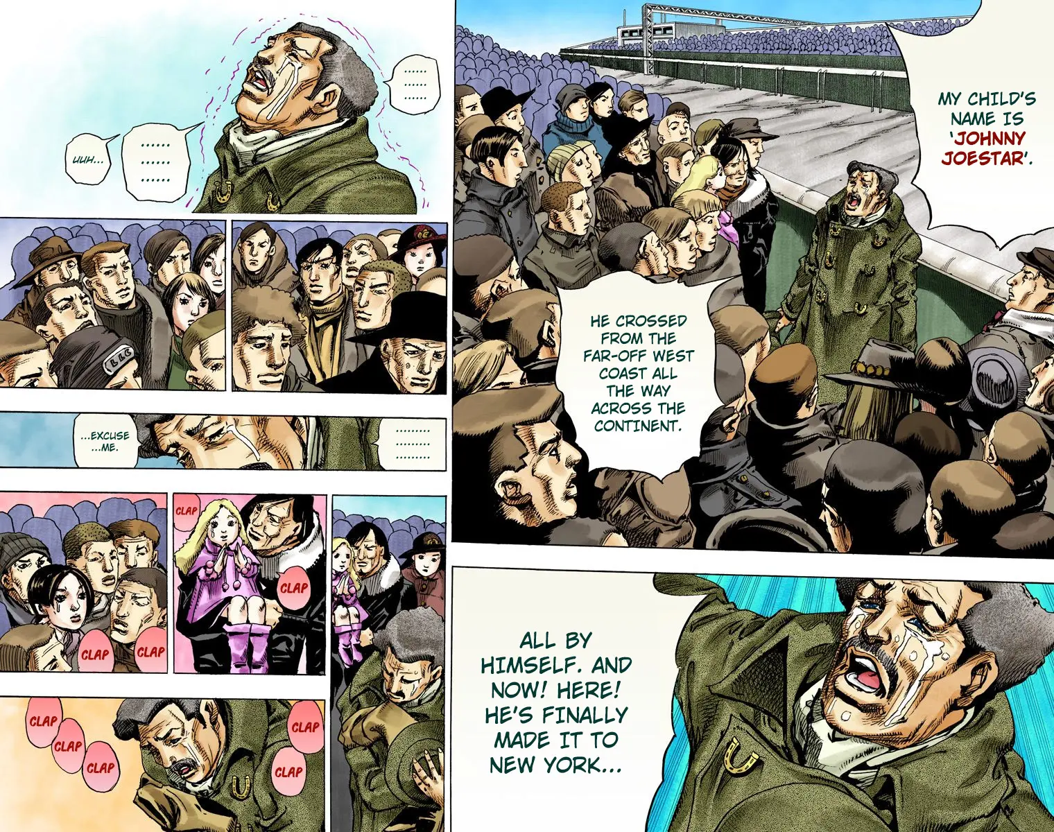 JoJo's Bizarre Adventure Steel Ball Run Colored Manga — Chapter 91 — Page 37