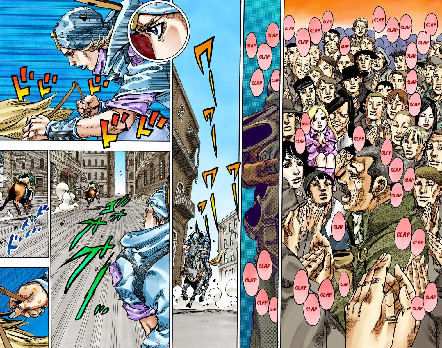 JoJo's Bizarre Adventure Steel Ball Run Colored Manga — Chapter 91 — Page 38