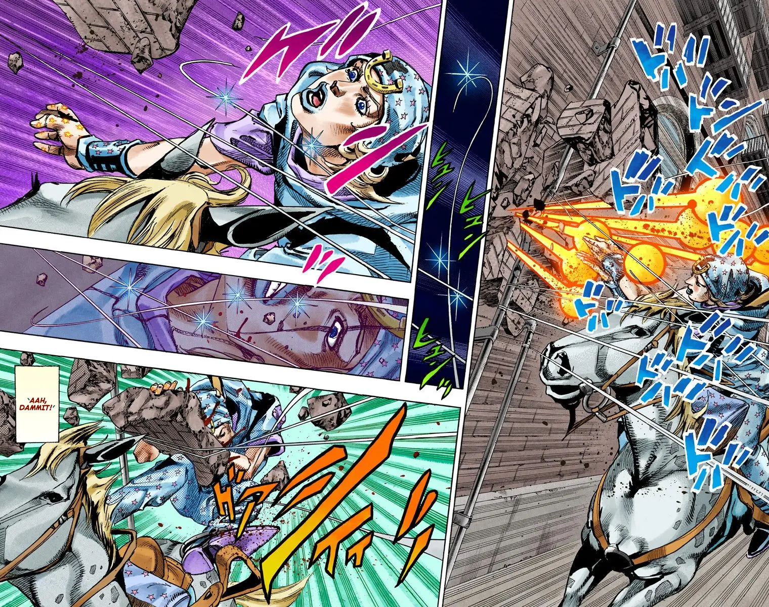 JoJo's Bizarre Adventure Steel Ball Run Colored Manga — Chapter 91 — Page 41