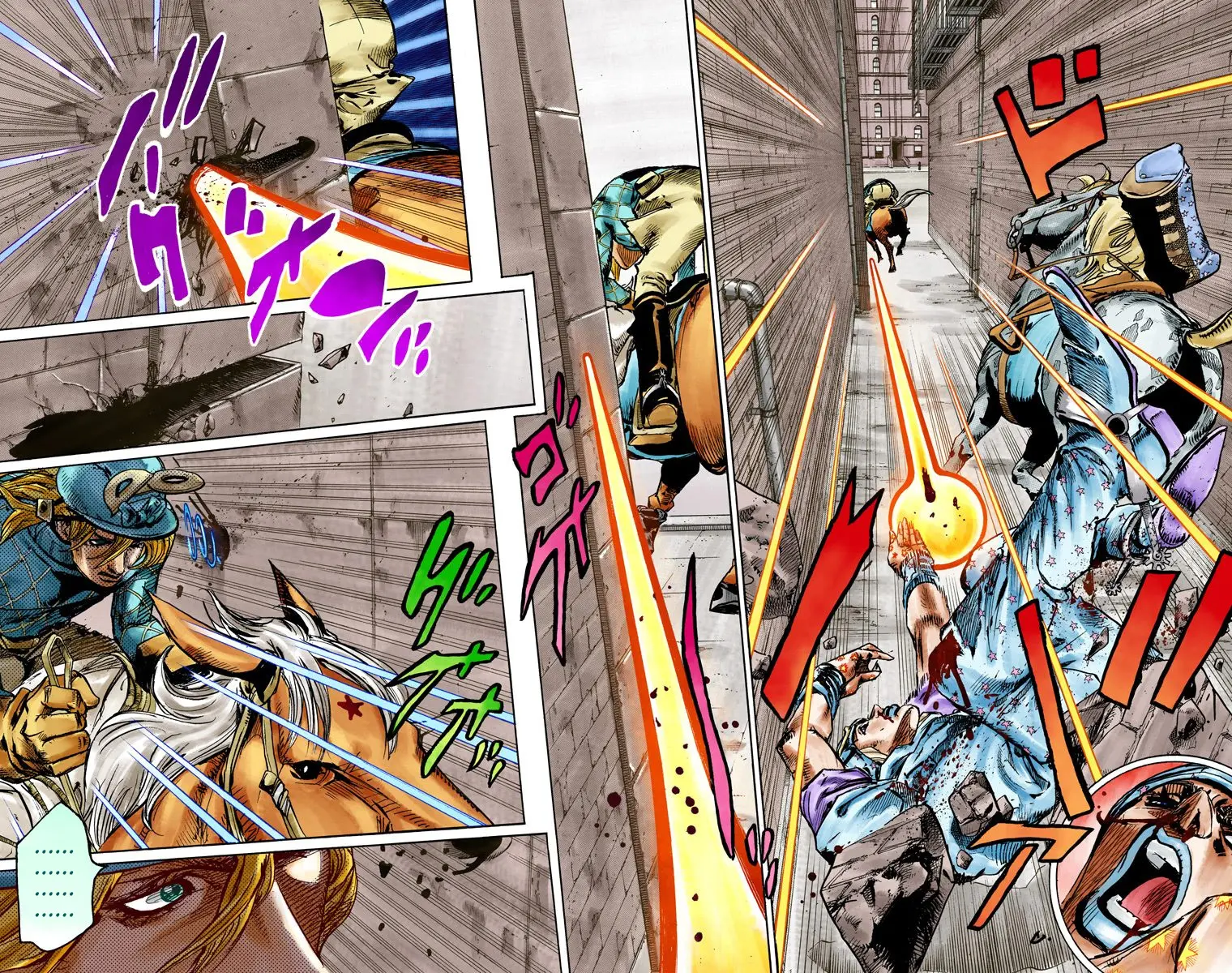 JoJo's Bizarre Adventure Steel Ball Run Colored Manga β Chapter 92 β Page 5