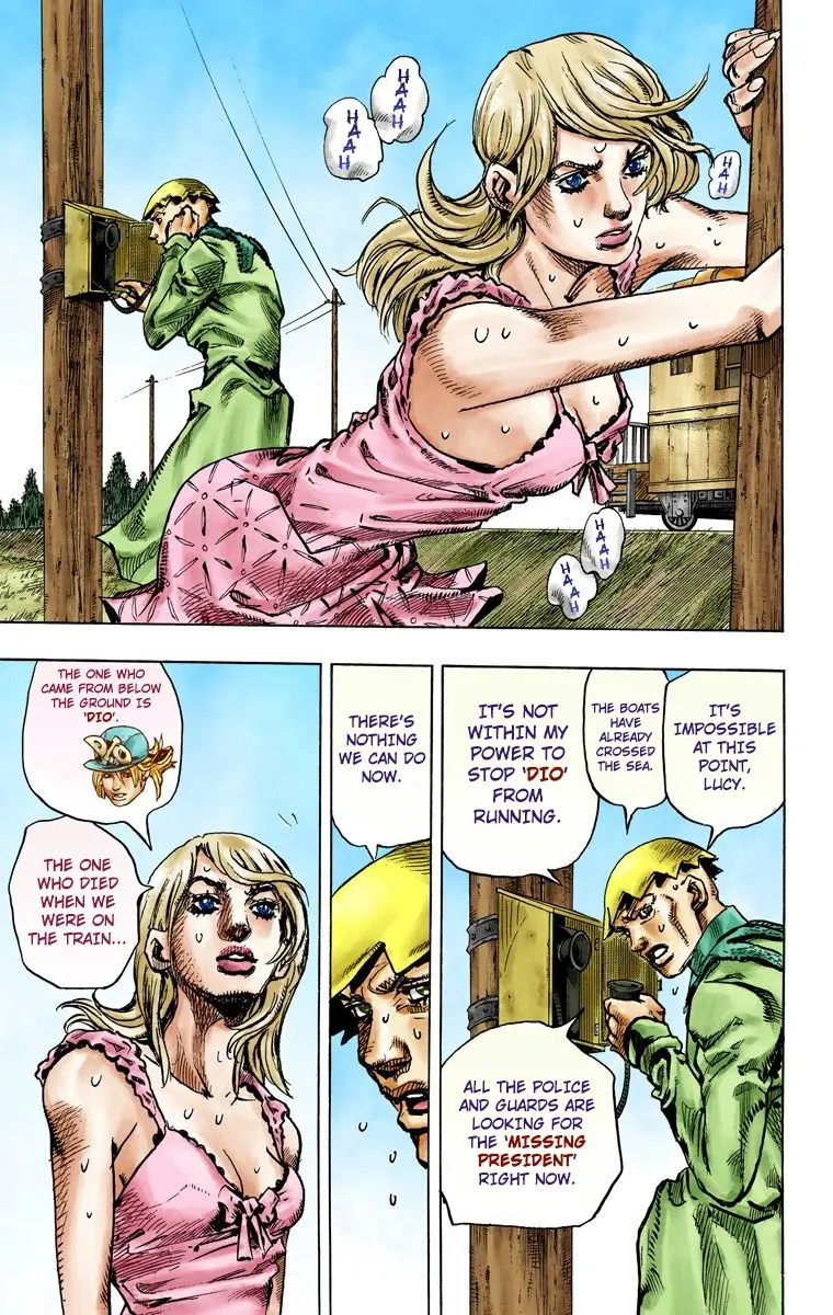 JoJo's Bizarre Adventure Steel Ball Run Colored Manga β Chapter 92 β Page 14