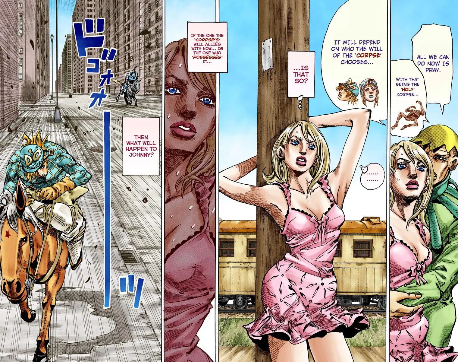JoJo's Bizarre Adventure Steel Ball Run Colored Manga β Chapter 92 β Page 15