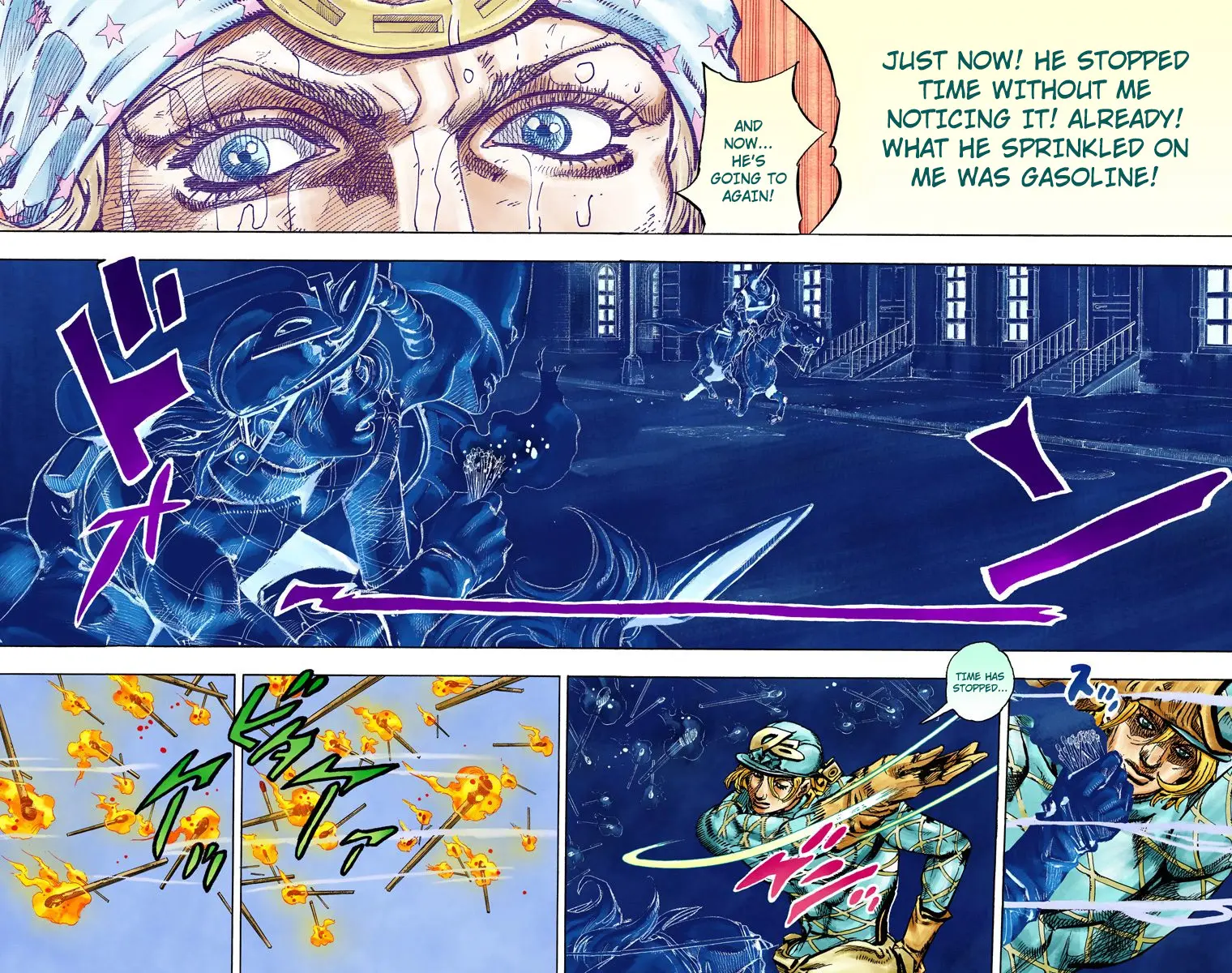 JoJo's Bizarre Adventure Steel Ball Run Colored Manga β Chapter 92 β Page 21