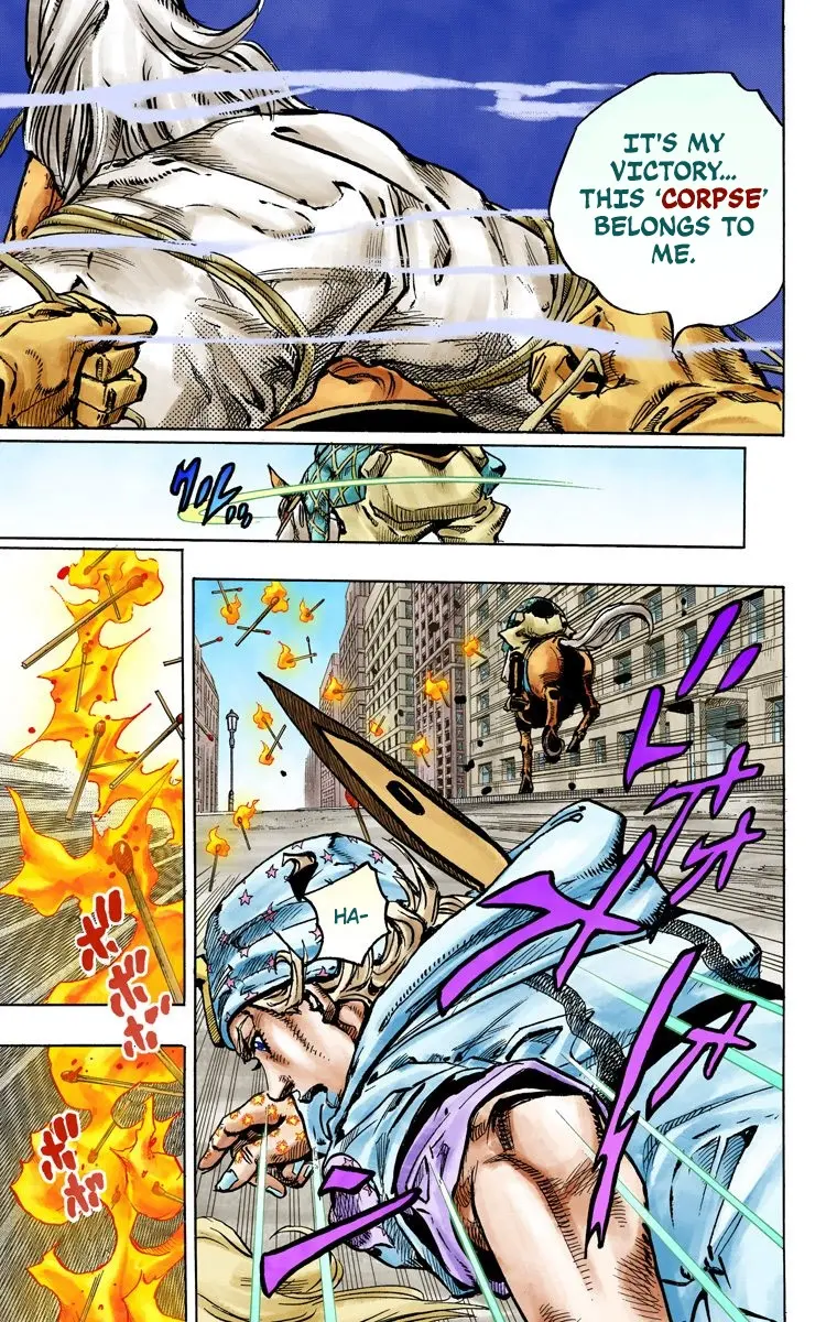 JoJo's Bizarre Adventure Steel Ball Run Colored Manga β Chapter 92 β Page 23