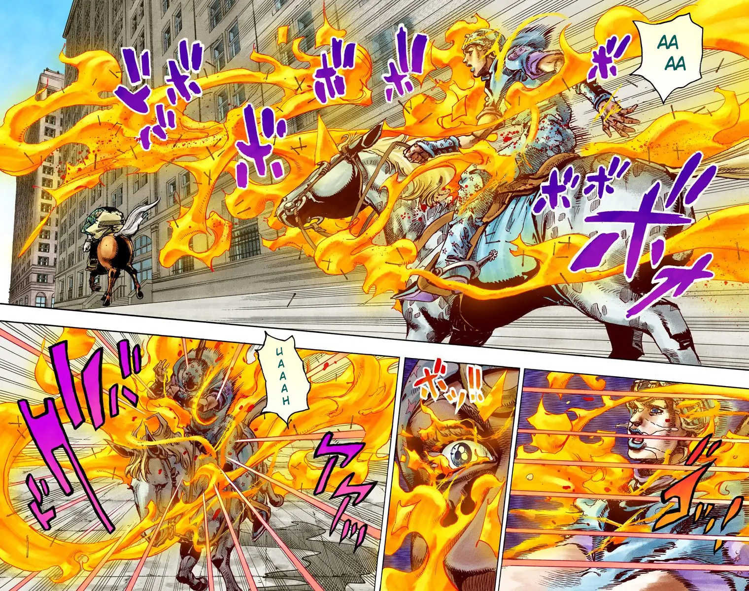 JoJo's Bizarre Adventure Steel Ball Run Colored Manga β Chapter 92 β Page 24