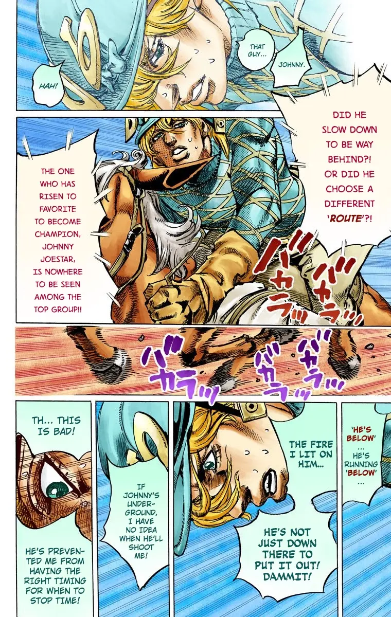 JoJo's Bizarre Adventure Steel Ball Run Colored Manga β Chapter 93 β Page 8