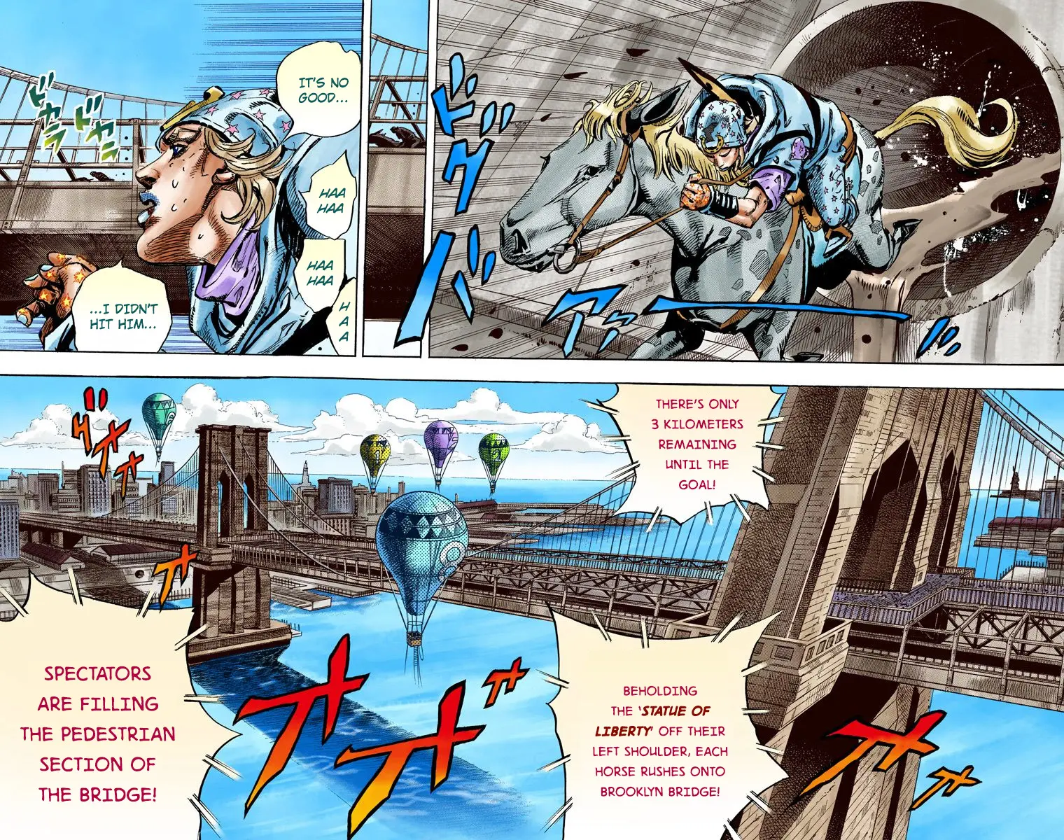 JoJo's Bizarre Adventure Steel Ball Run Colored Manga β Chapter 93 β Page 15