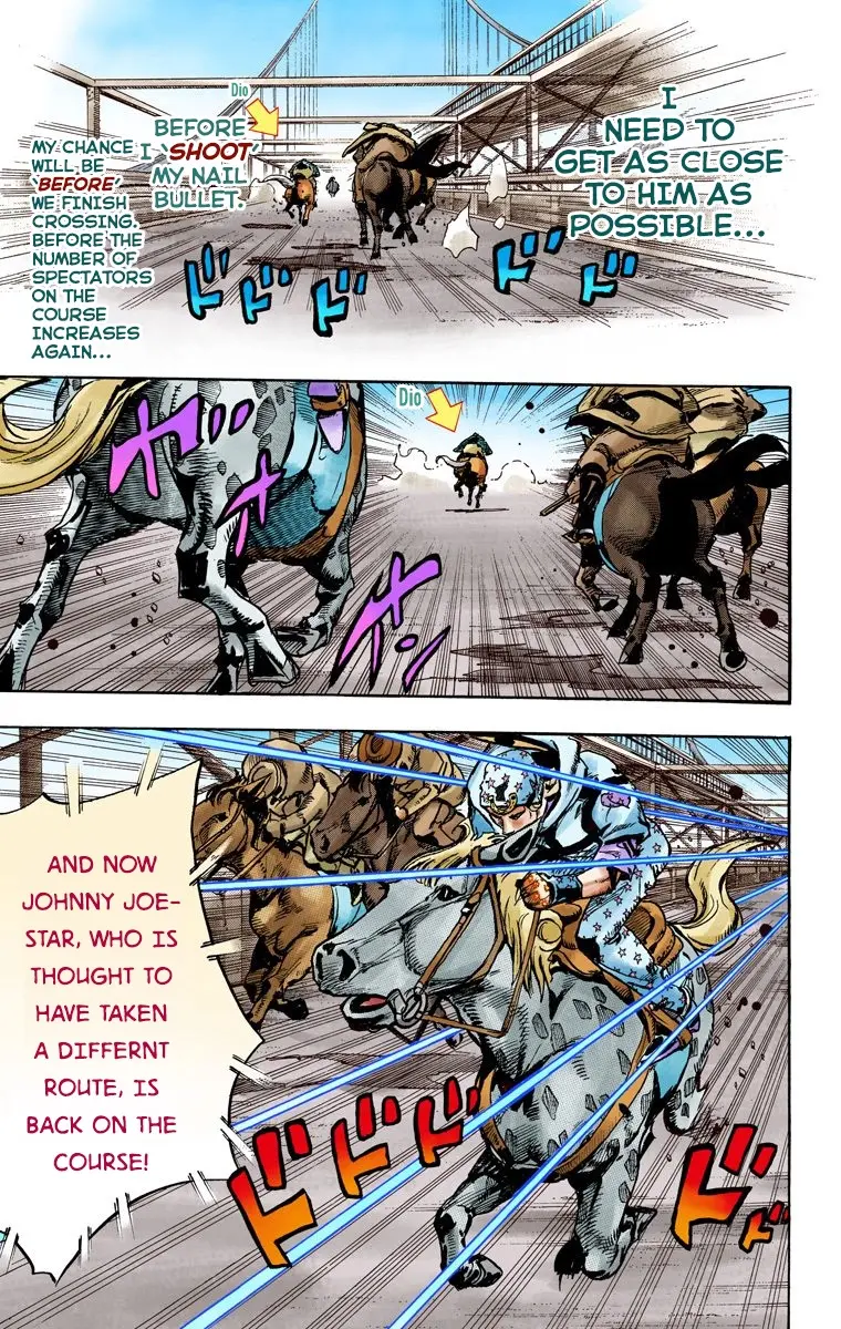 JoJo's Bizarre Adventure Steel Ball Run Colored Manga β Chapter 93 β Page 17