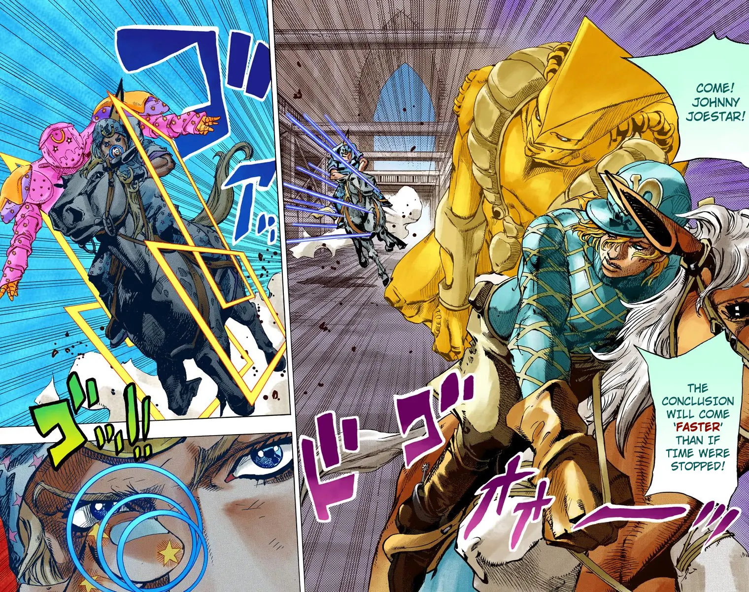 JoJo's Bizarre Adventure Steel Ball Run Colored Manga β Chapter 93 β Page 23