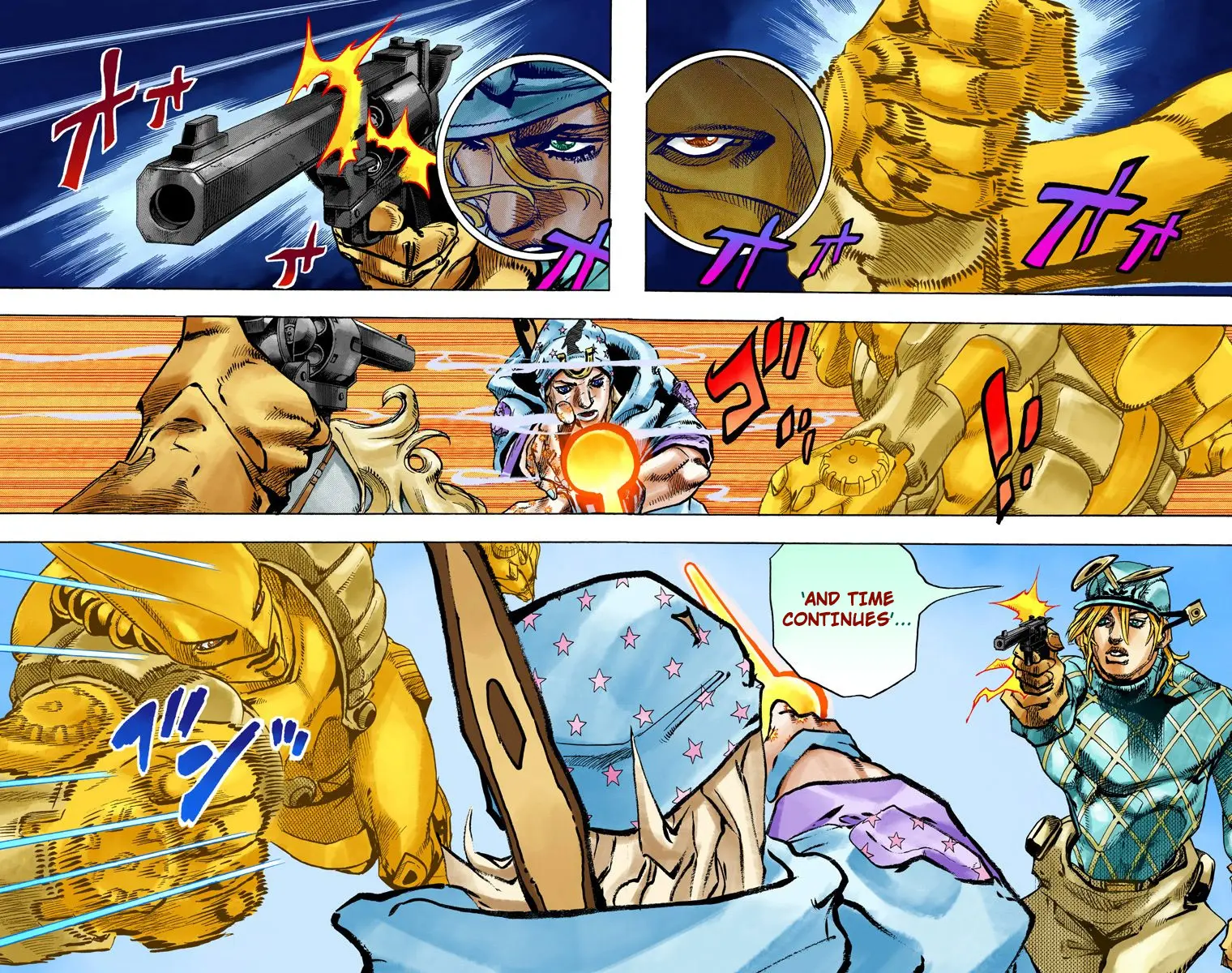 JoJo's Bizarre Adventure Steel Ball Run Colored Manga β Chapter 94 β Page 8