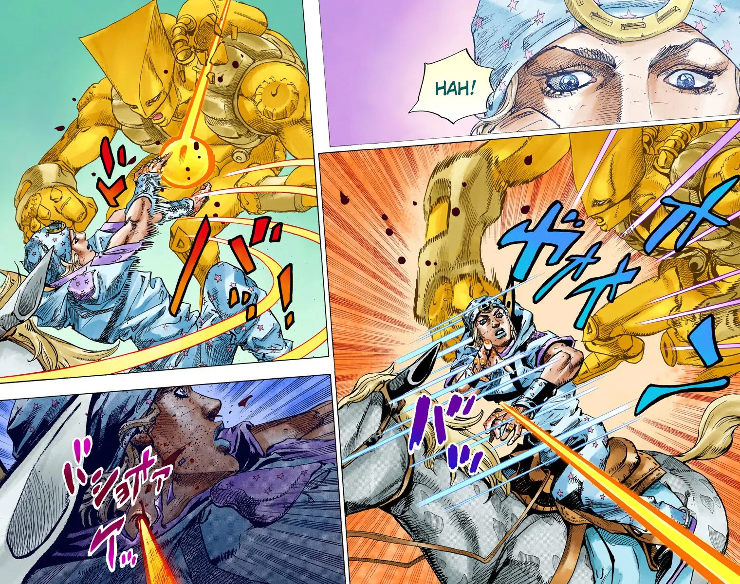 JoJo's Bizarre Adventure Steel Ball Run Colored Manga β Chapter 94 β Page 9
