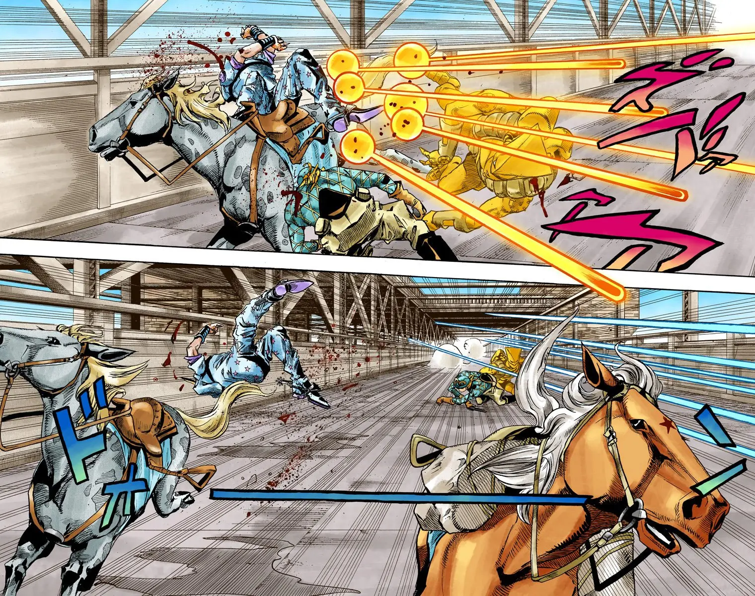 JoJo's Bizarre Adventure Steel Ball Run Colored Manga β Chapter 94 β Page 11