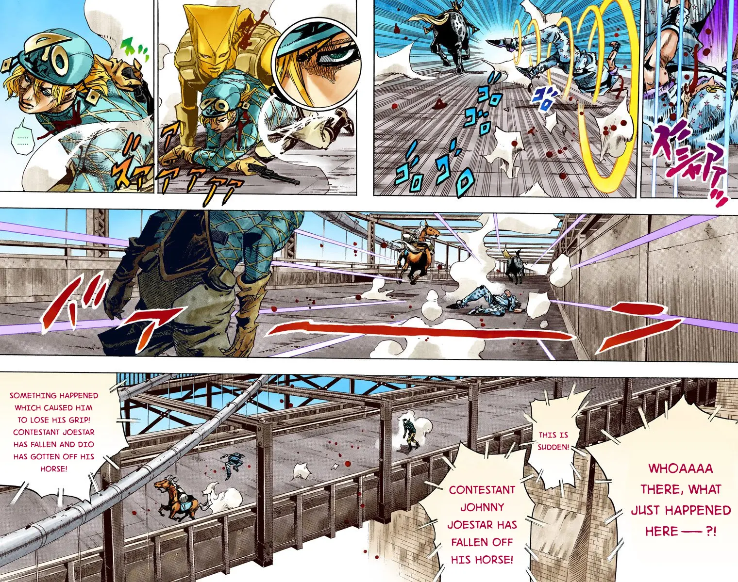 JoJo's Bizarre Adventure Steel Ball Run Colored Manga β Chapter 94 β Page 12